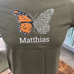 SHORT SLEEVE TODDLER BUTTERFLY SHIRT